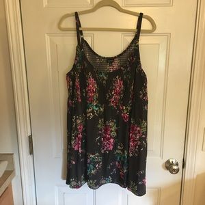 Torrid smocked Babydoll top